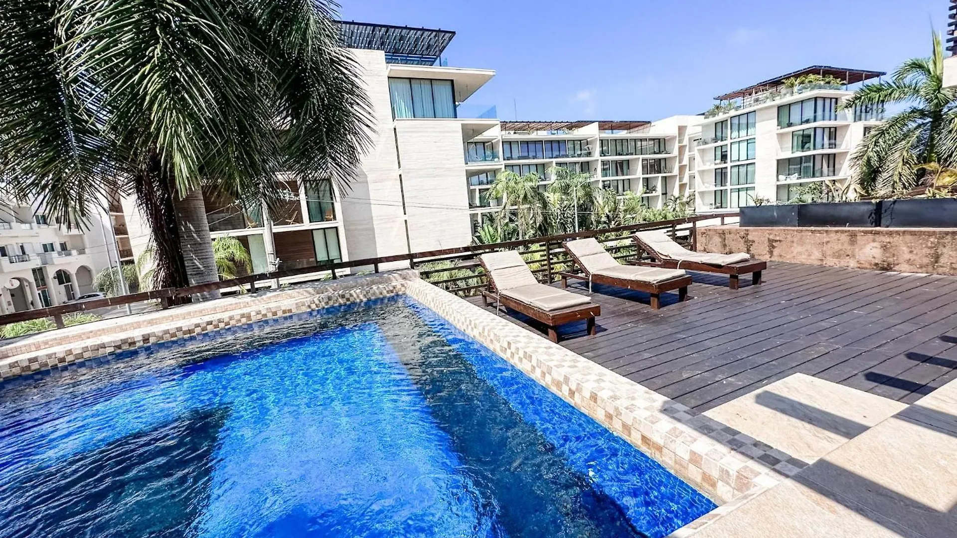 Atb33 Amazing With Enormous Terrace & Privatepool Apartment Playa del Carmen 0*,